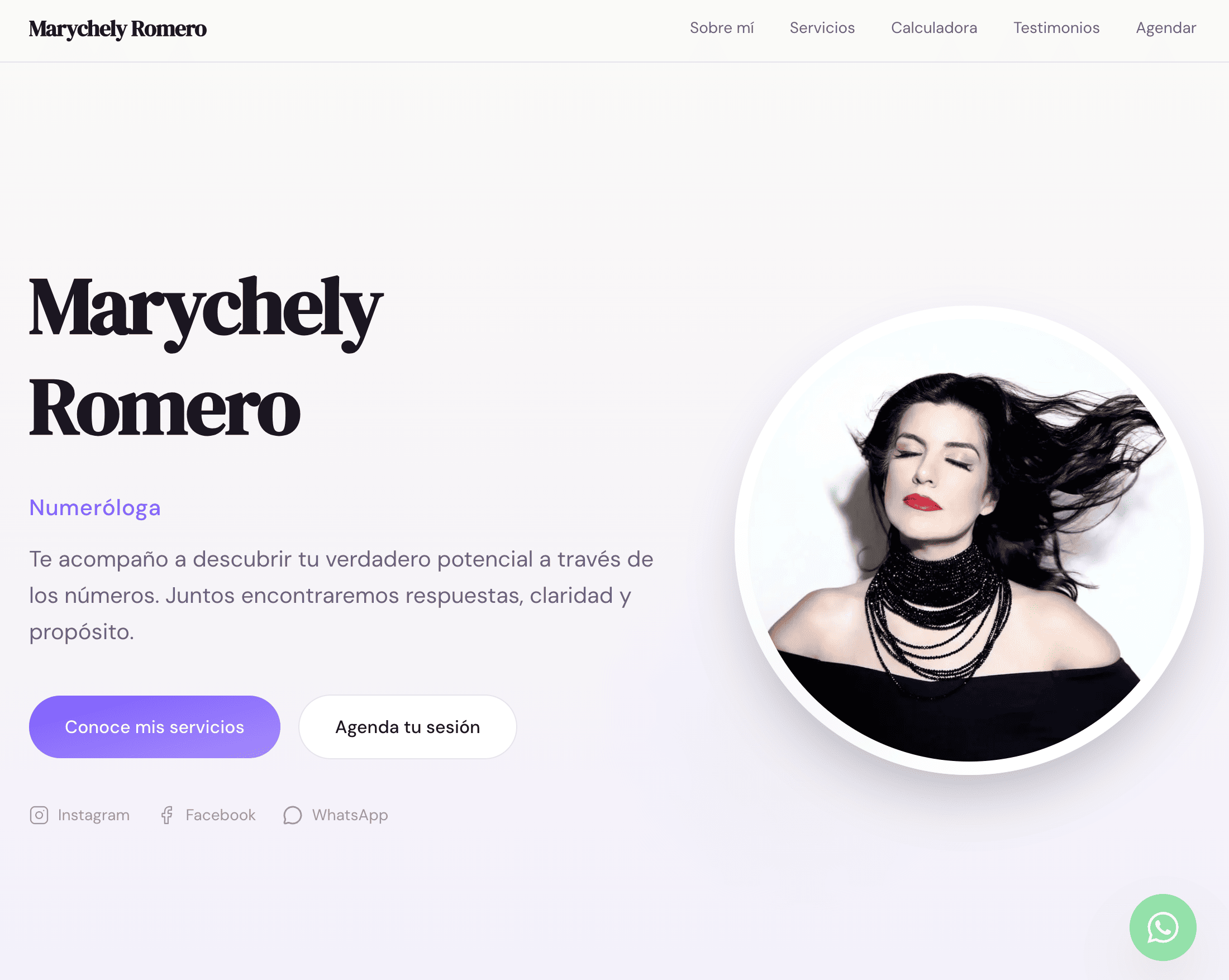 Numeróloga (Marychely) project preview