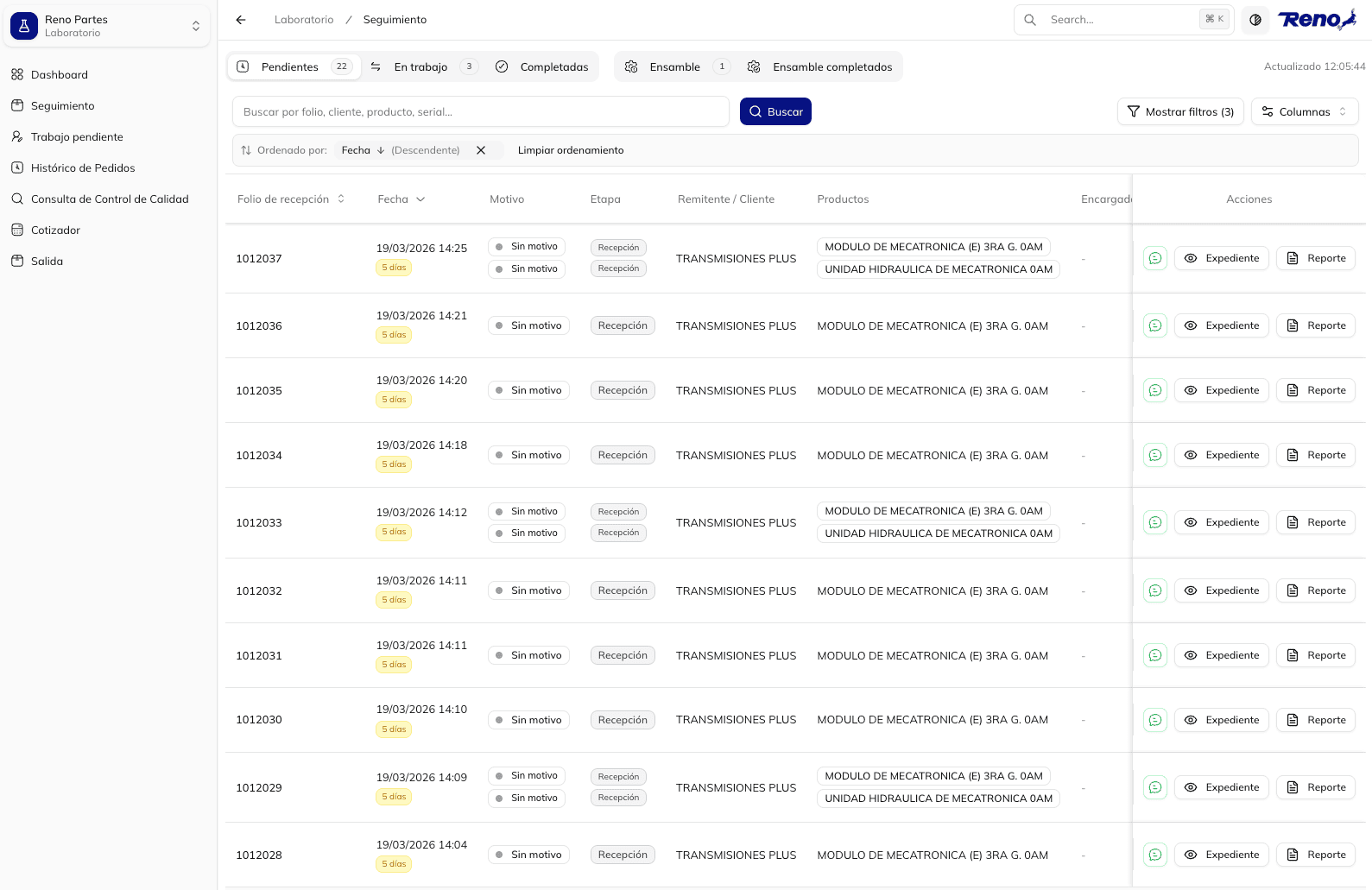 RenoPartes project preview